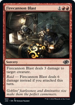 Firecannon Blast [Jumpstart 2022] | Gamer Loot