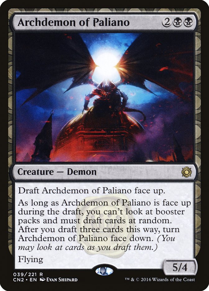 Archdemon of Paliano [Conspiracy: Take the Crown] | Gamer Loot