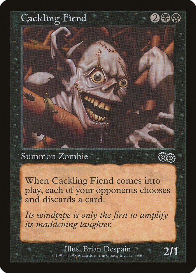 Cackling Fiend [Urza's Saga] | Gamer Loot