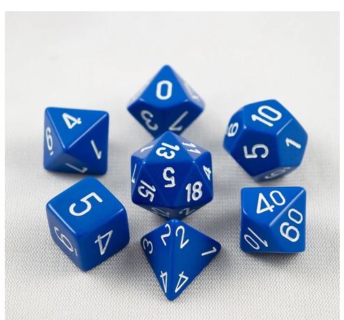 Chessex: Polyhedral Opaque™ Dice Set | Gamer Loot
