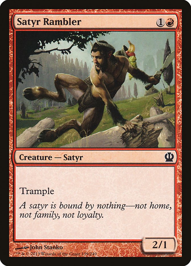 Satyr Rambler [Theros] | Gamer Loot