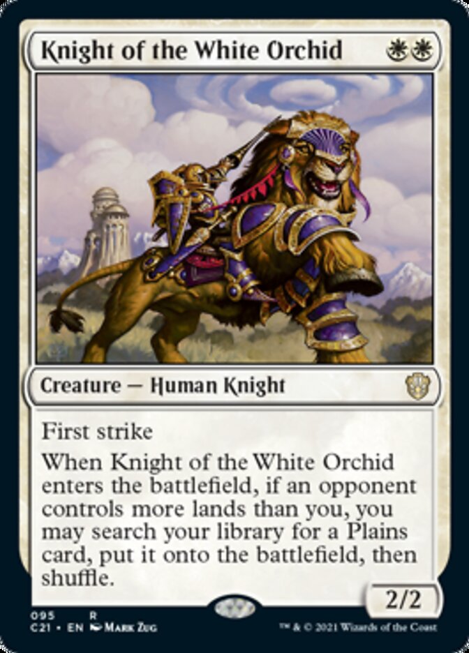 Knight of the White Orchid [Commander 2021] | Gamer Loot