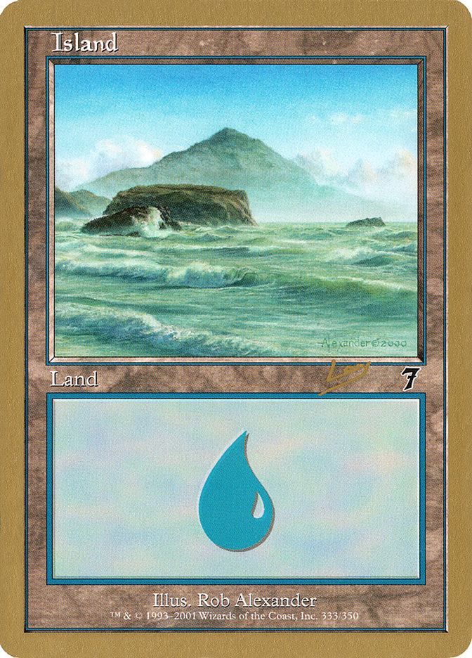 Island (333) (Raphael Levy) [World Championship Decks 2002] | Gamer Loot