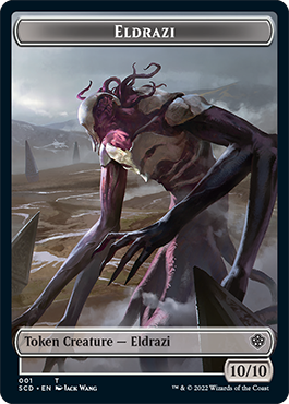 Eldrazi // Soldier Double-Sided Token [Starter Commander Decks] | Gamer Loot