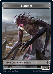 Eldrazi // Soldier Double-Sided Token [Starter Commander Decks] | Gamer Loot