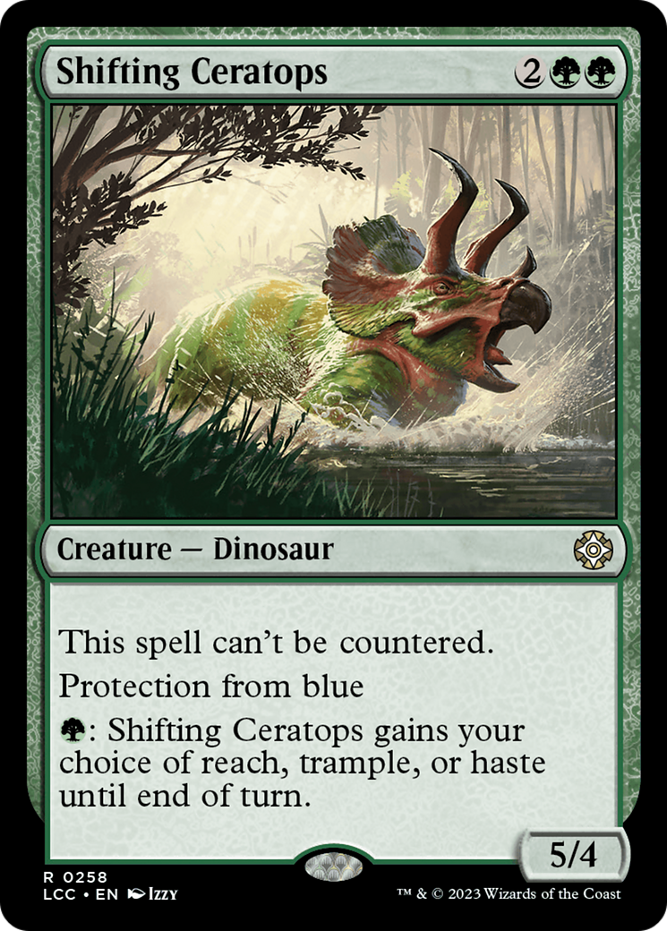 Shifting Ceratops [The Lost Caverns of Ixalan Commander] | Gamer Loot