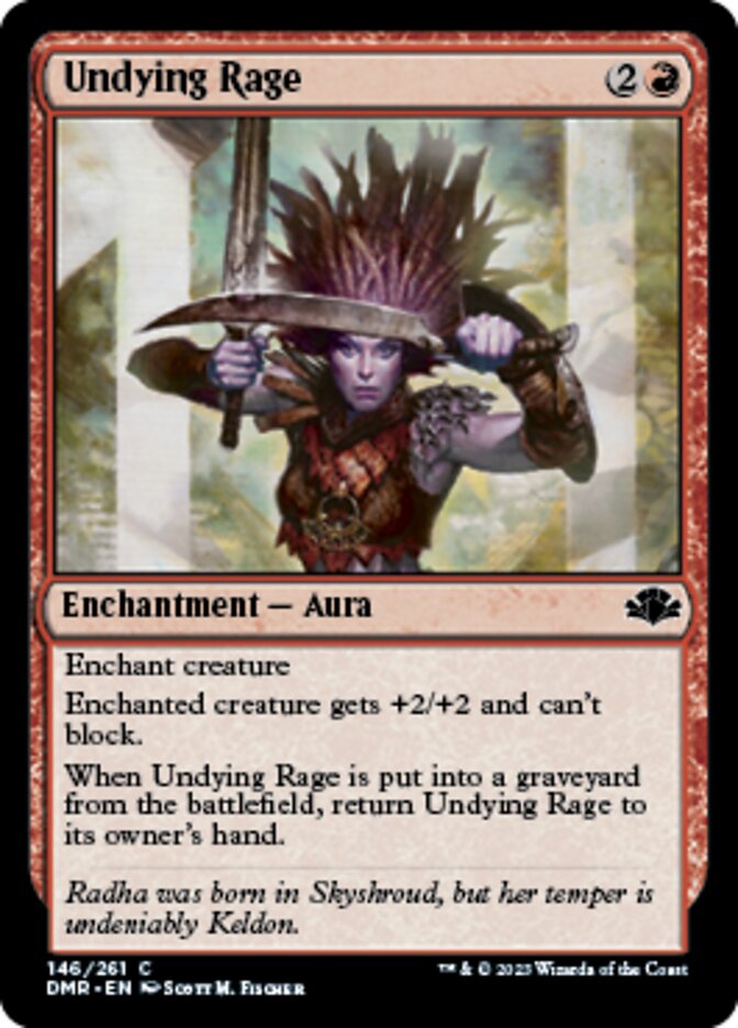 Undying Rage [Dominaria Remastered] | Gamer Loot