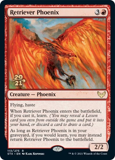 Retriever Phoenix [Strixhaven: School of Mages Prerelease Promos] | Gamer Loot