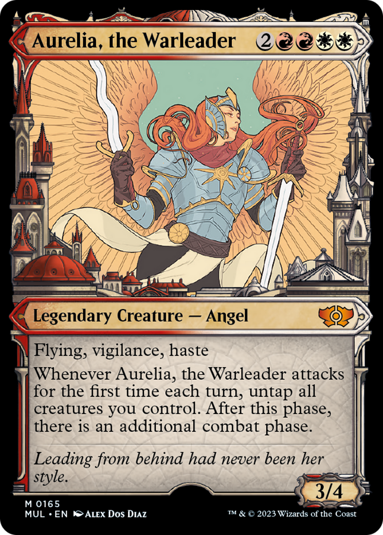 Aurelia, the Warleader (Halo Foil) [Multiverse Legends] | Gamer Loot