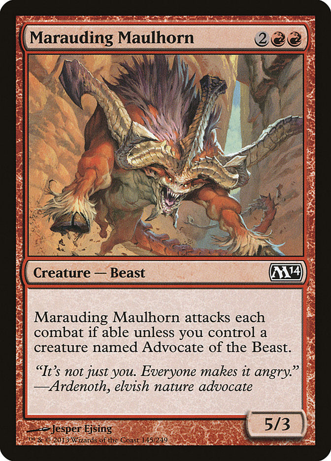 Marauding Maulhorn [Magic 2014] | Gamer Loot