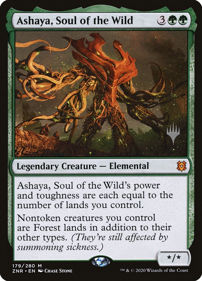 Ashaya, Soul of the Wild (Promo Pack) [Zendikar Rising Promos] | Gamer Loot