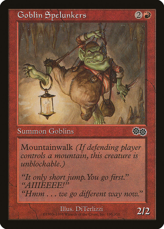 Goblin Spelunkers [Urza's Saga] | Gamer Loot