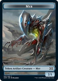 Myr (007) // Treasure Double-sided Token [Double Masters Tokens] | Gamer Loot