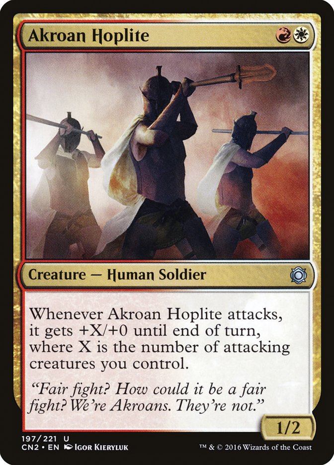 Akroan Hoplite [Conspiracy: Take the Crown] | Gamer Loot