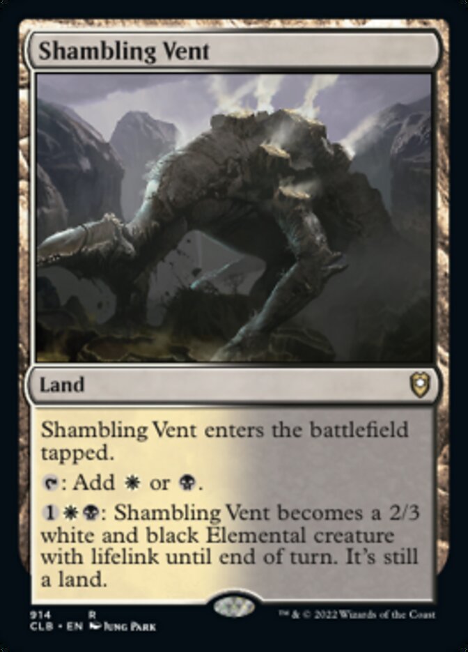 Shambling Vent [Commander Legends: Battle for Baldur's Gate] | Gamer Loot