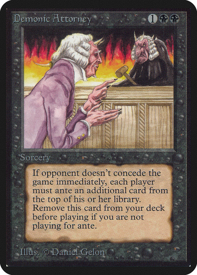 Demonic Attorney [Limited Edition Alpha] | Gamer Loot