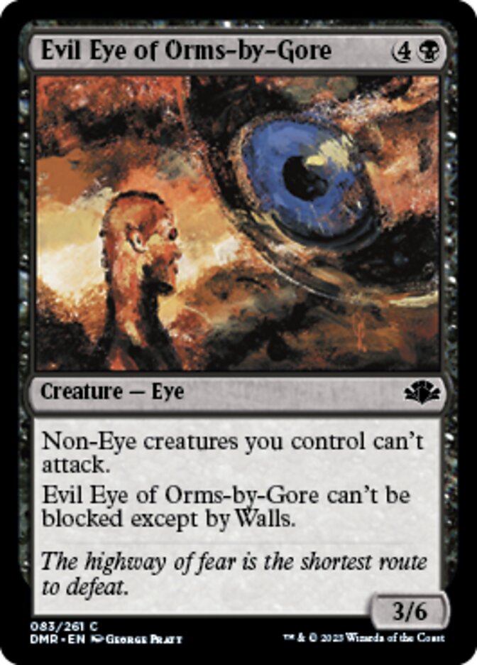 Evil Eye of Orms-by-Gore [Dominaria Remastered] | Gamer Loot