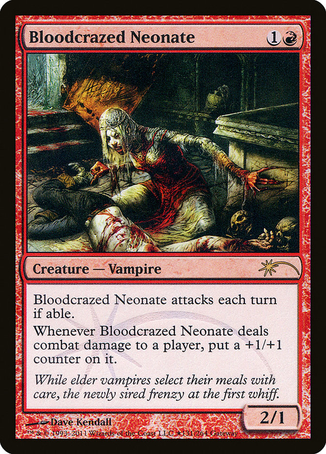 Bloodcrazed Neonate [Wizards Play Network 2011] | Gamer Loot