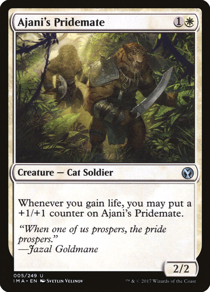 Ajani's Pridemate [Iconic Masters] | Gamer Loot