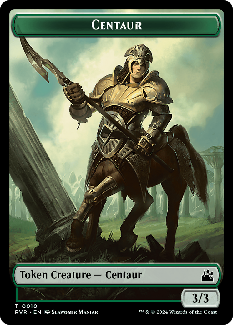 Goblin (0008) // Centaur Double-Sided Token [Ravnica Remastered Tokens] | Gamer Loot