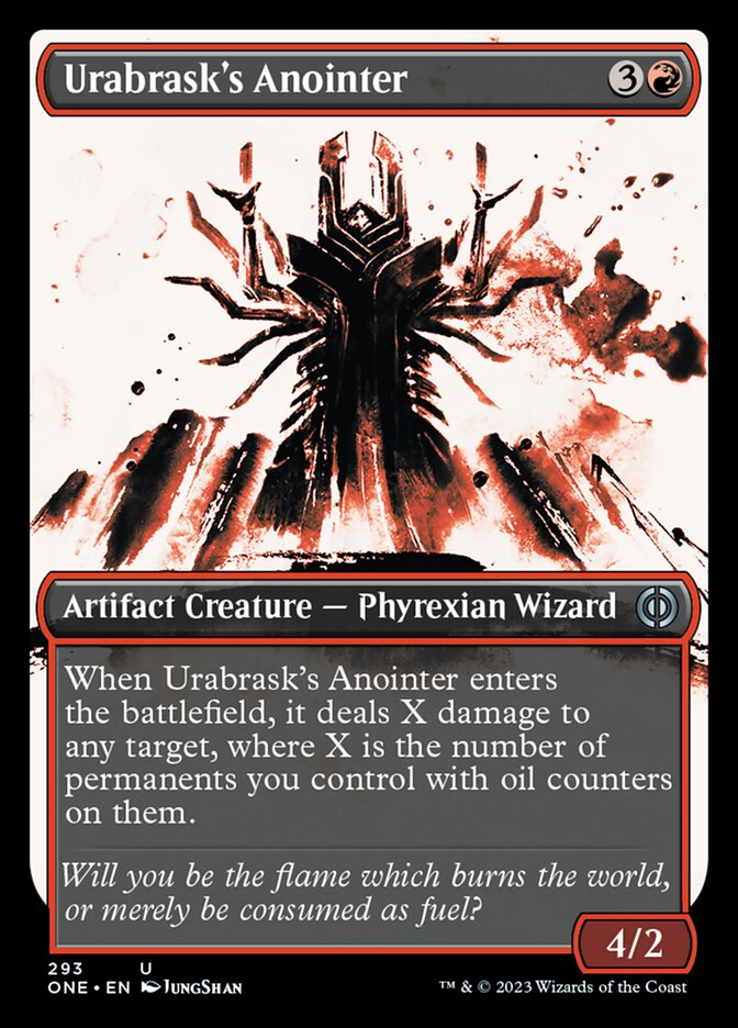 Urabrask's Anointer (Showcase Ichor) [Phyrexia: All Will Be One] | Gamer Loot