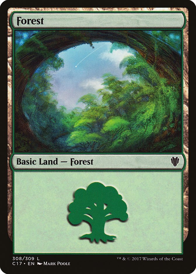 Forest (308) [Commander 2017] | Gamer Loot