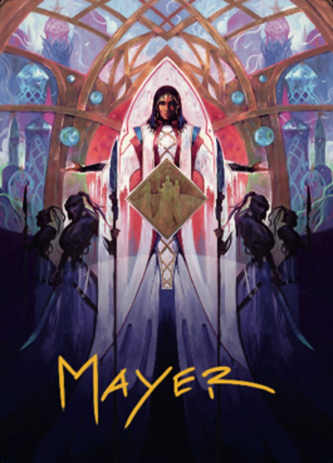 Kayla's Command Art Card (Gold-Stamped Signature) [The Brothers' War Art Series] | Gamer Loot