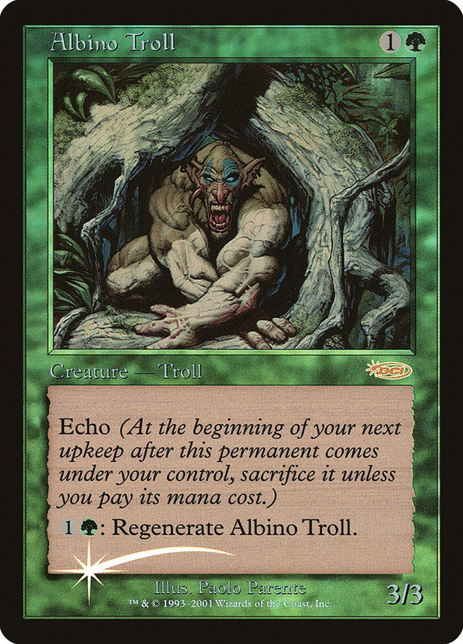 Albino Troll [Friday Night Magic 2002] | Gamer Loot