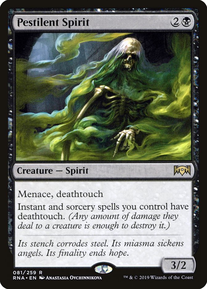 Pestilent Spirit [Ravnica Allegiance] | Gamer Loot