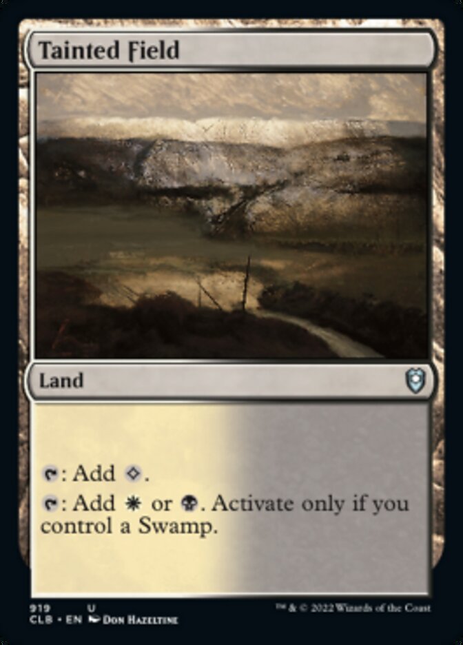 Tainted Field [Commander Legends: Battle for Baldur's Gate] | Gamer Loot