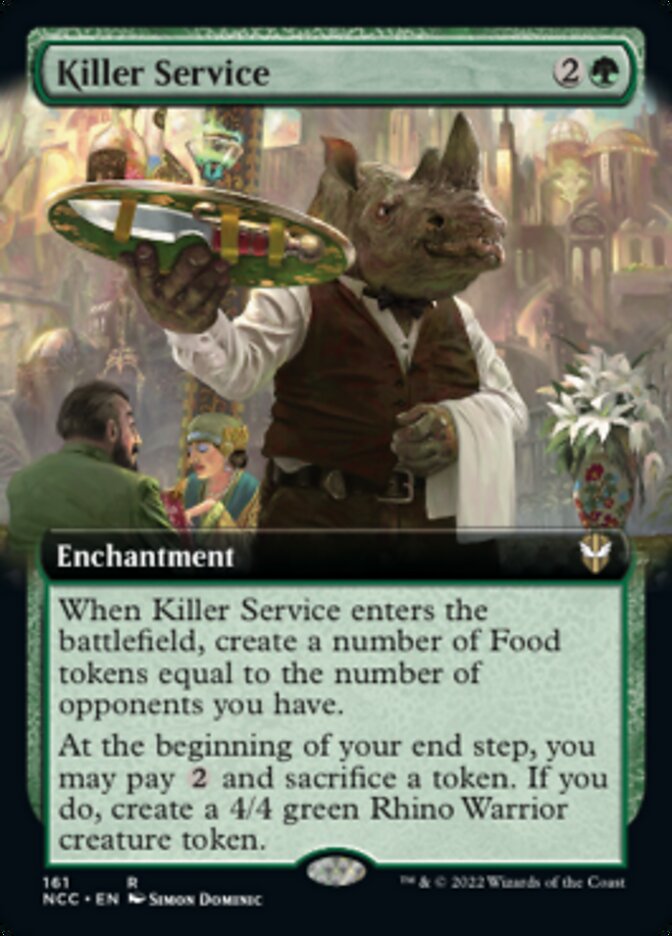 Killer Service (Extended Art) [Streets of New Capenna Commander] | Gamer Loot