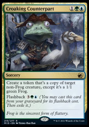 Croaking Counterpart (Promo Pack) [Innistrad: Midnight Hunt Promos] | Gamer Loot