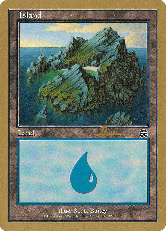 Island (ar336a) (Antoine Ruel) [World Championship Decks 2001] | Gamer Loot