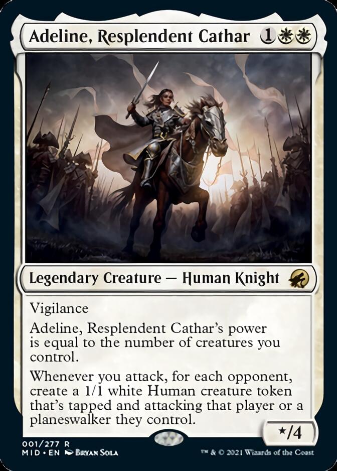 Adeline, Resplendent Cathar [Innistrad: Midnight Hunt] | Gamer Loot