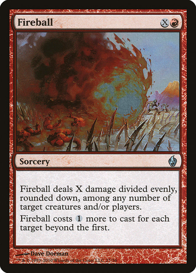Fireball [Premium Deck Series: Fire and Lightning] | Gamer Loot