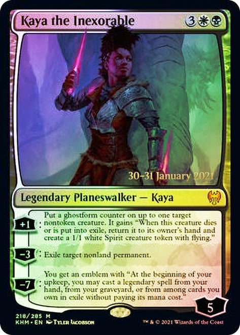 Kaya the Inexorable [Kaldheim Prerelease Promos] | Gamer Loot