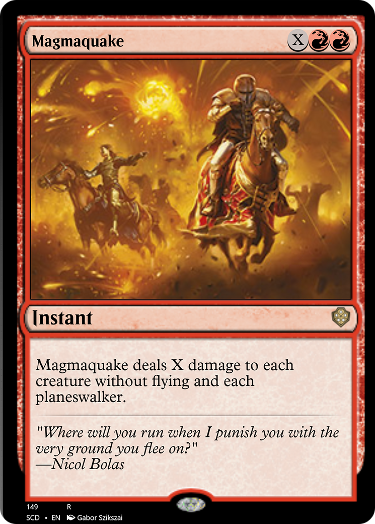 Magmaquake [Starter Commander Decks] | Gamer Loot