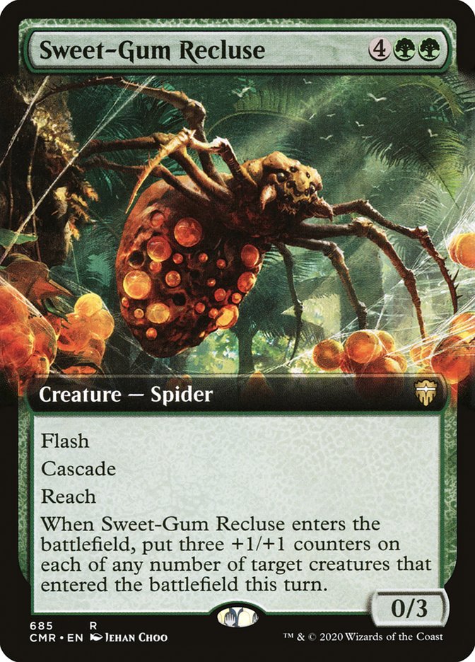 Sweet-Gum Recluse (Extended) [Commander Legends] | Gamer Loot