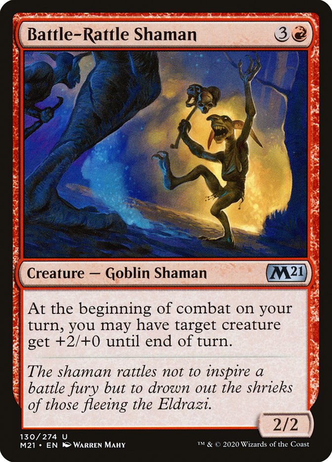 Battle-Rattle Shaman [Core Set 2021] | Gamer Loot