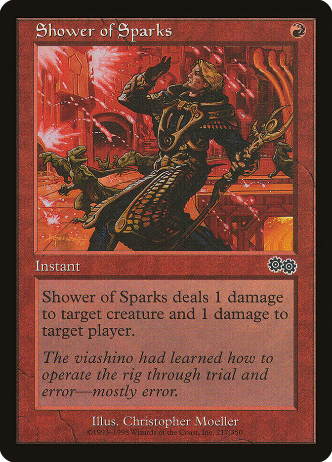 Shower of Sparks [Urza's Saga] | Gamer Loot