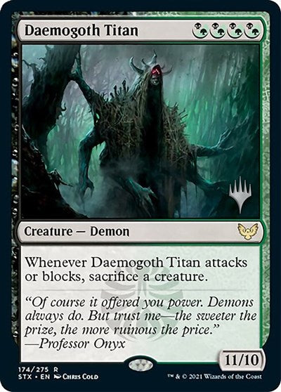 Daemogoth Titan (Promo Pack) [Strixhaven: School of Mages Promos] | Gamer Loot