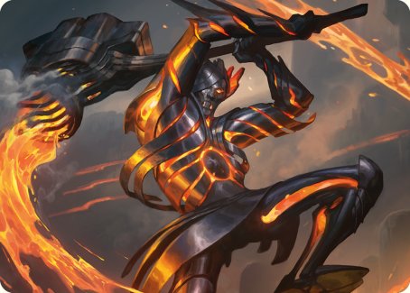 Forgehammer Centurion Art Card [Phyrexia: All Will Be One Art Series] | Gamer Loot