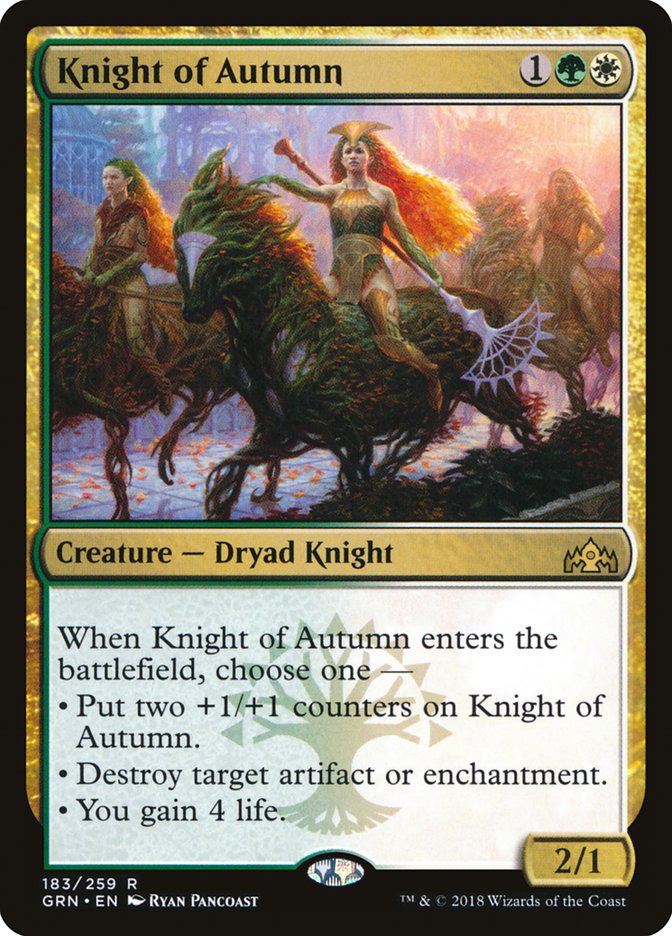 Knight of Autumn [Guilds of Ravnica] | Gamer Loot