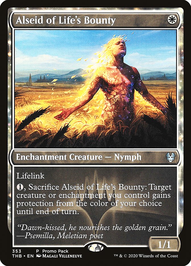 Alseid of Life's Bounty (Promo Pack) [Theros Beyond Death Promos] | Gamer Loot