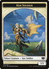 Kor Soldier // Pegasus Double-sided Token [Commander 2014 Tokens] | Gamer Loot