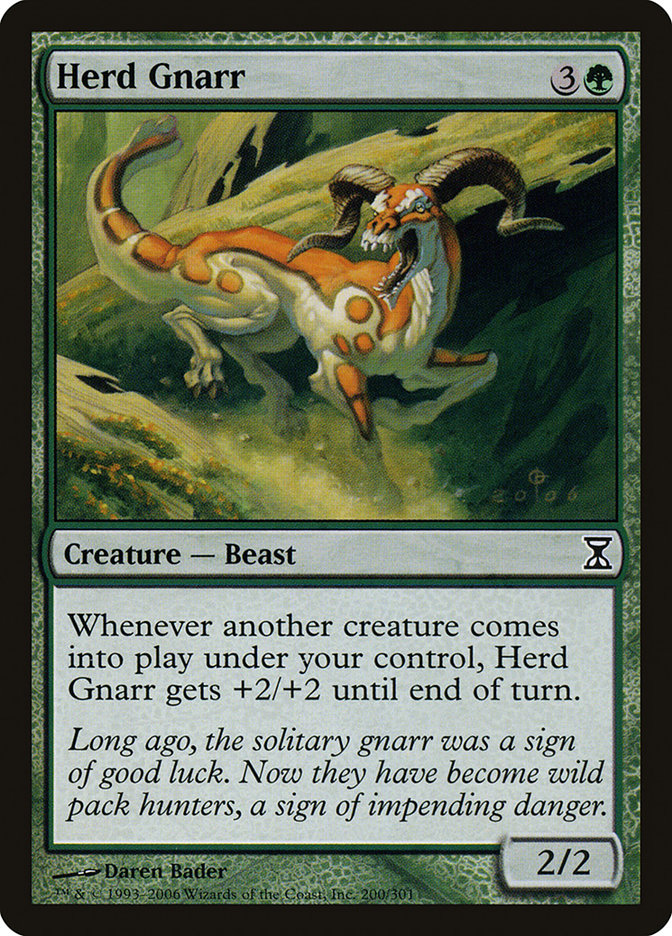 Herd Gnarr [Time Spiral] | Gamer Loot