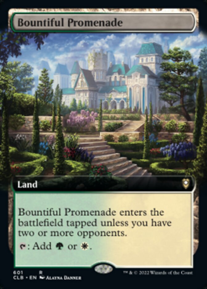 Bountiful Promenade (Extended Art) [Commander Legends: Battle for Baldur's Gate] | Gamer Loot