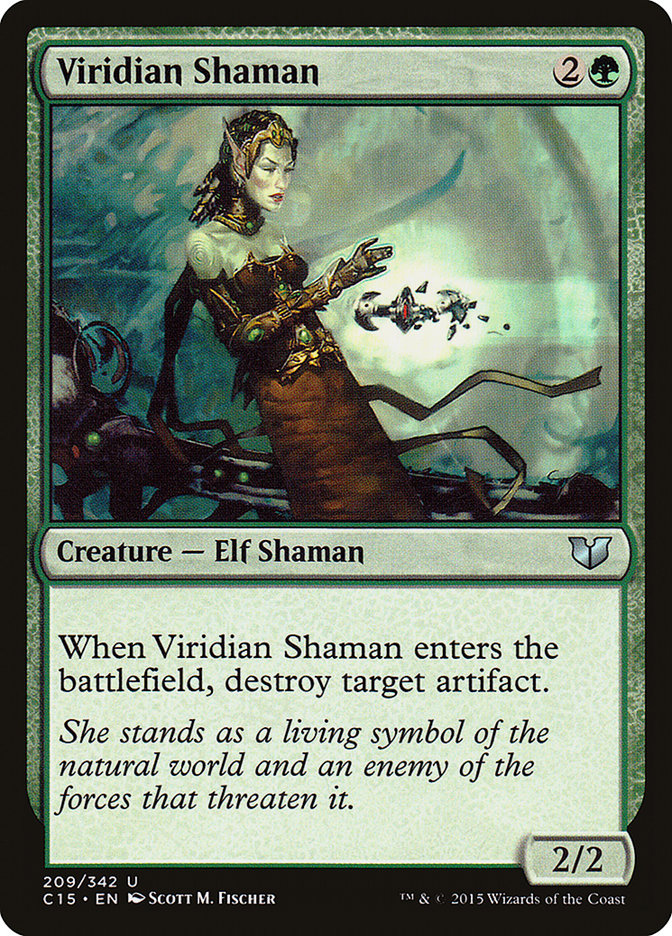 Viridian Shaman [Commander 2015] | Gamer Loot