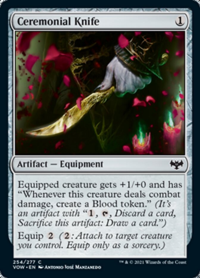 Ceremonial Knife [Innistrad: Crimson Vow] | Gamer Loot