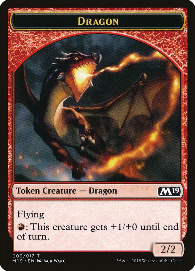 Dragon (009/017) [Core Set 2019 Tokens] | Gamer Loot